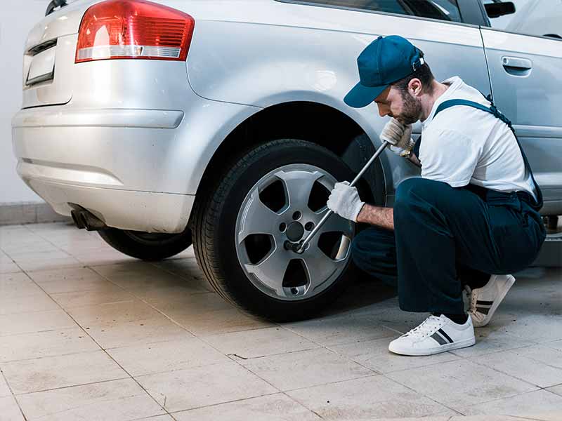 rearward cross tire rotation