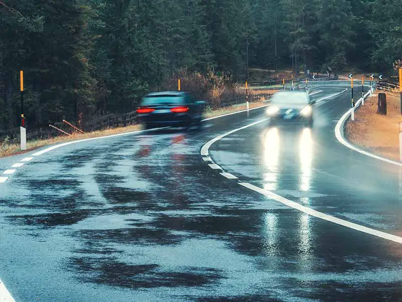 tires not gripping in rain