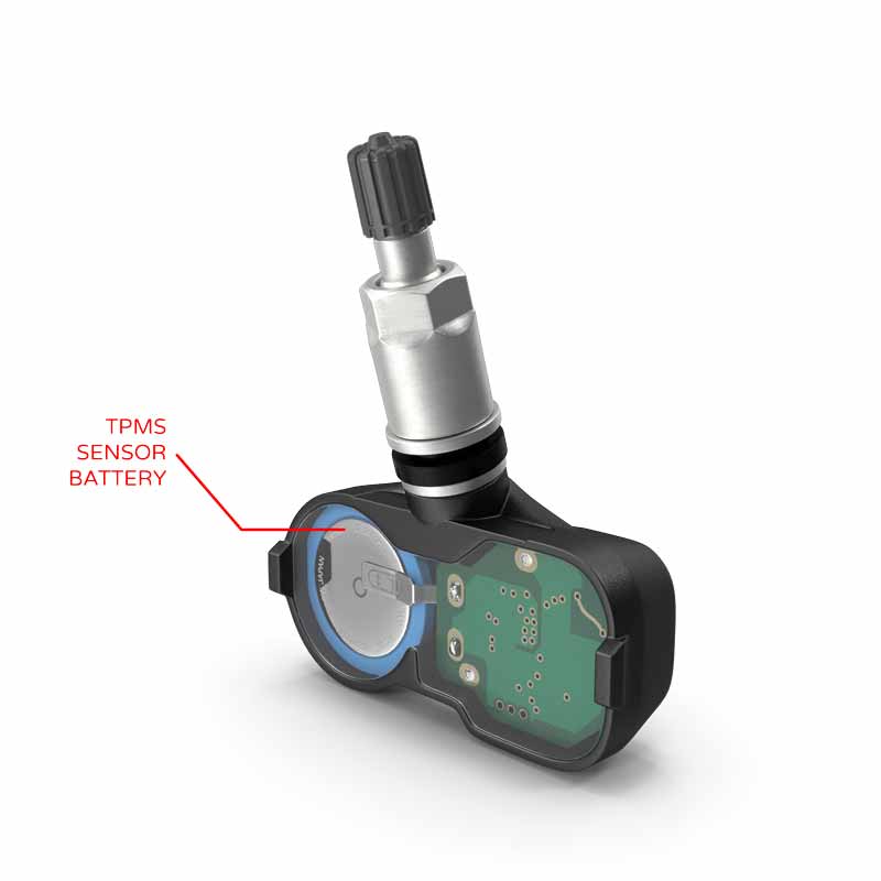 TPMS Sensor Battery Location Example