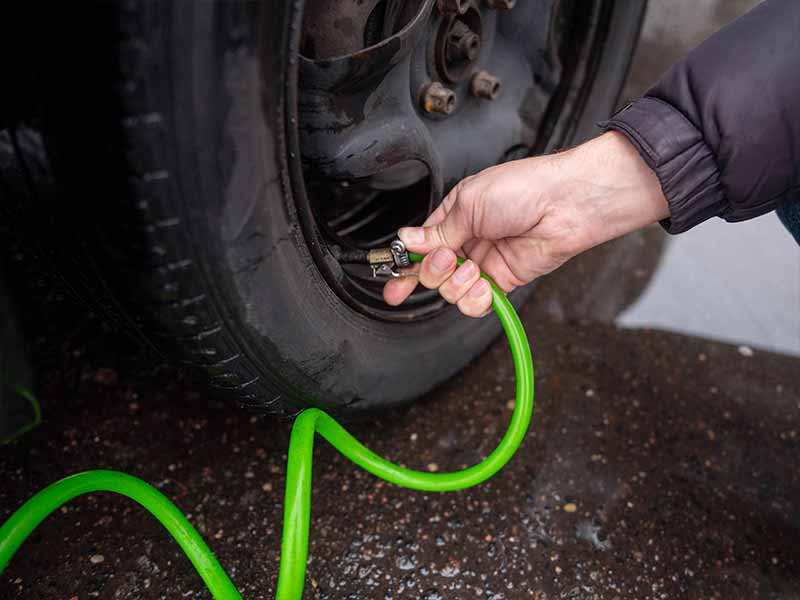 can you add air to nitrogen filled tires?