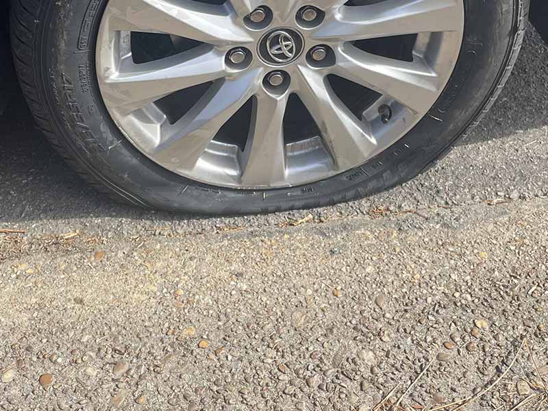 will flat spot on tire correct itself