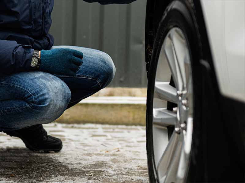 low tire pressure in cold weather