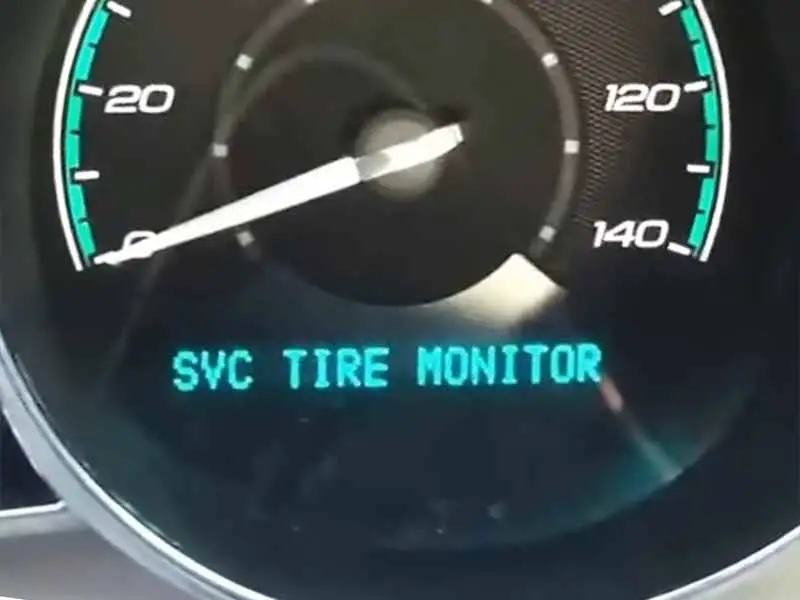 what does svc tire monitor mean