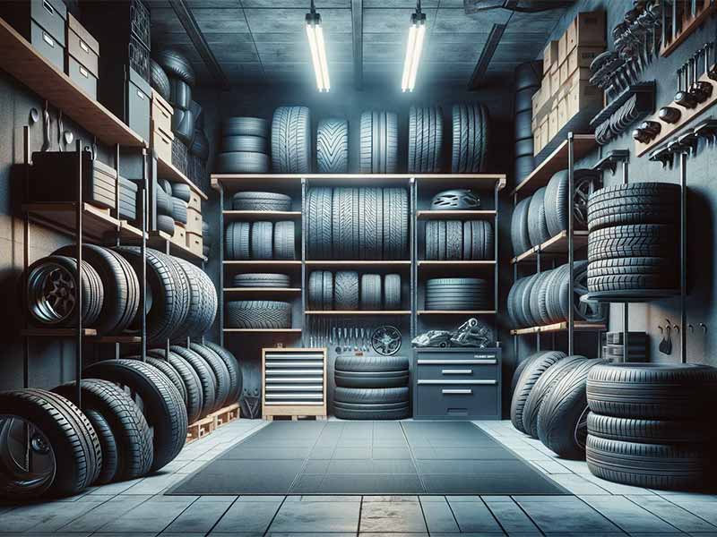 how to store tires long term