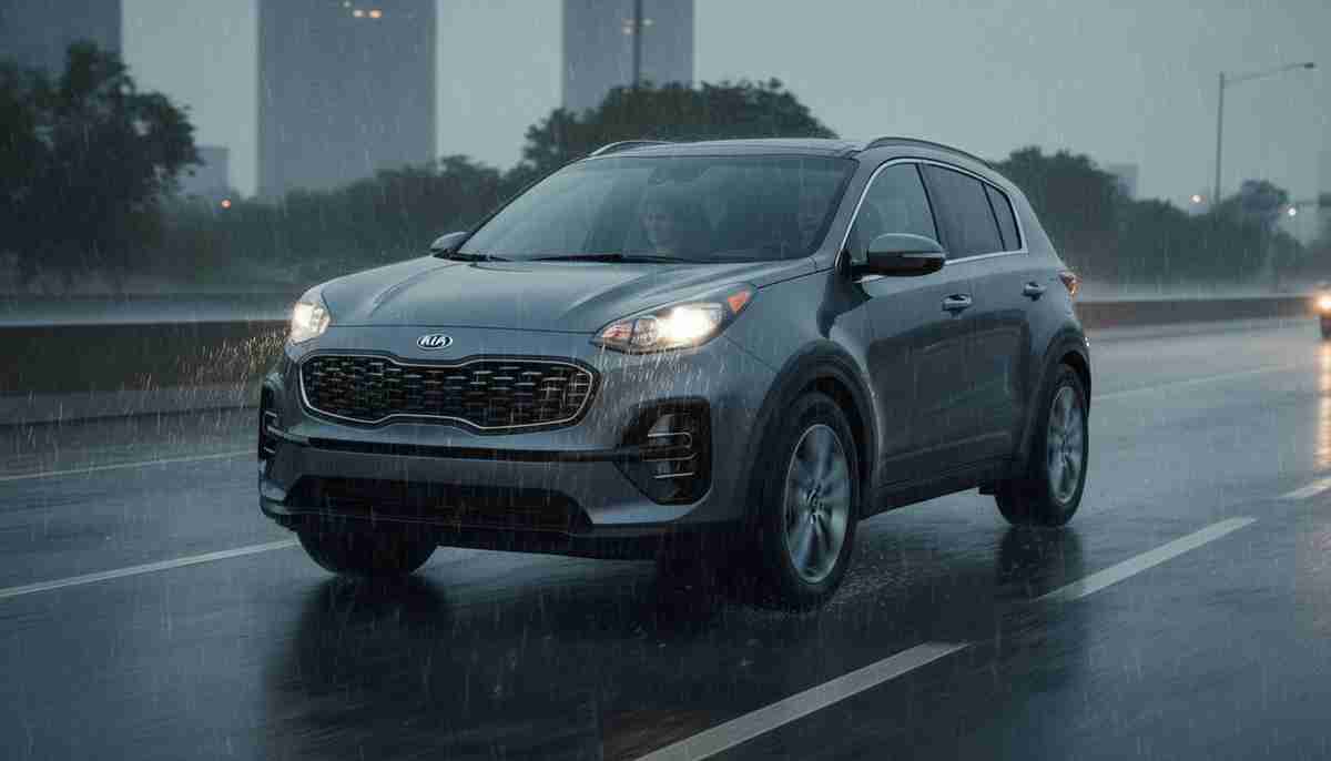 The Cooper Discoverer SRX LE has limited wet weather capability — extra caution is advised in heavy rain.