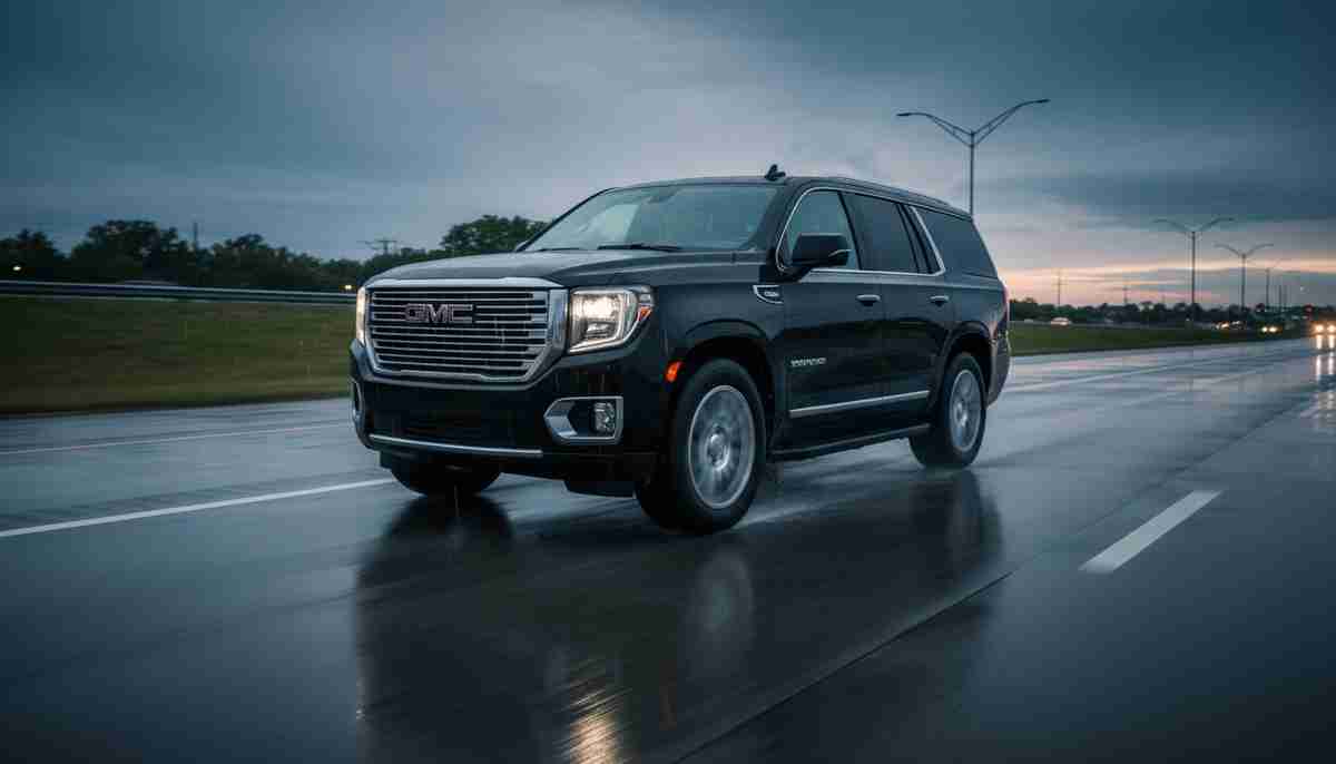 The Dunlop Grandtrek AT20 has limited wet weather capability — extra caution is advised in heavy rain.