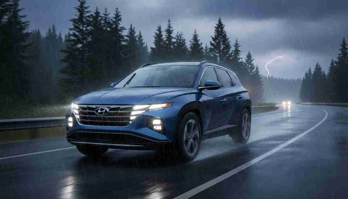 The Dunlop Grandtrek PT20 has limited wet weather capability — extra caution is advised in heavy rain.