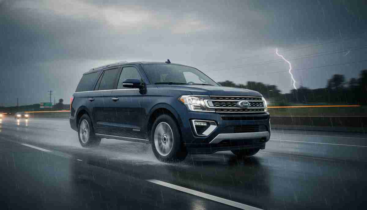 The Dunlop Grandtrek ST30 provides good wet weather performance, handling rainy conditions adequately.