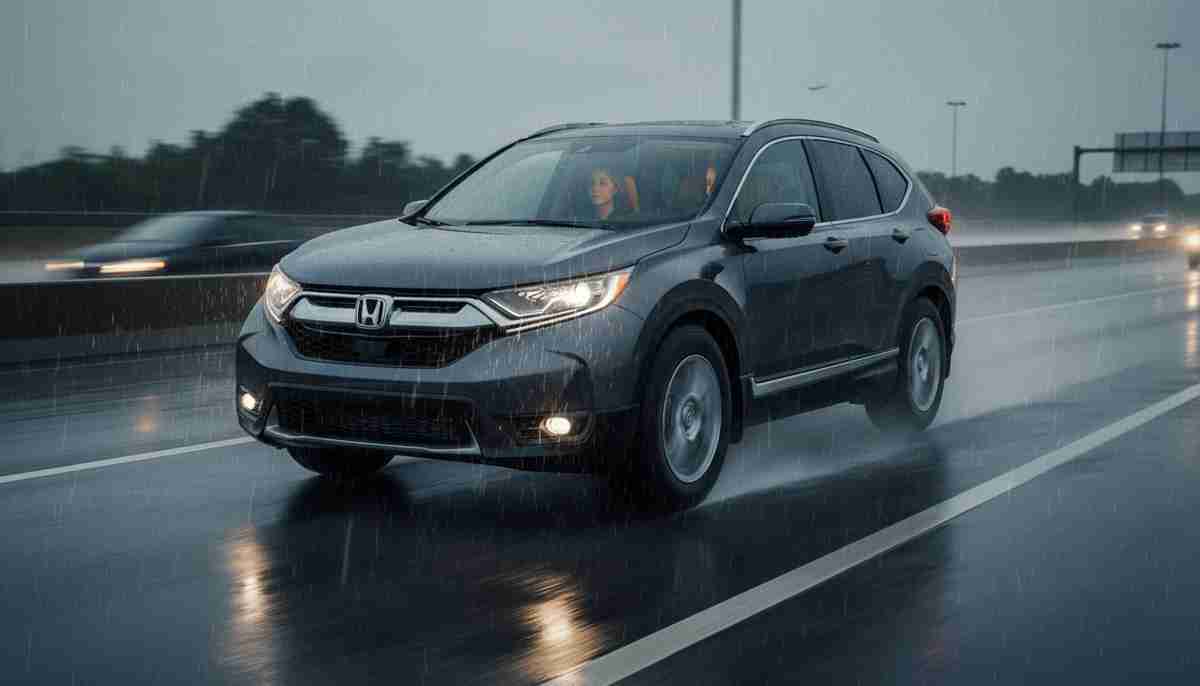 The Falken WildPeak H/T HT01A provides good wet weather performance, handling rainy conditions adequately.
