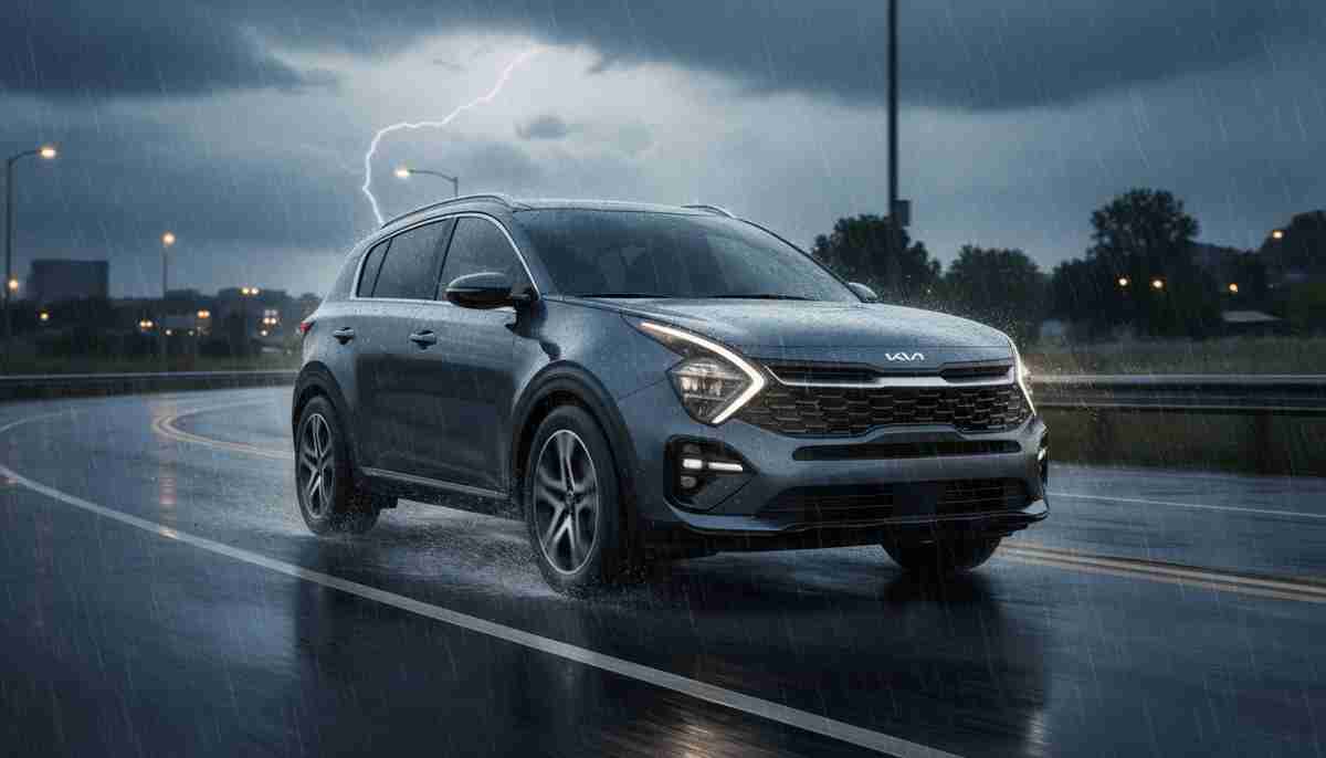 The Falken ZIEX CT50 A/S has limited wet weather capability — extra caution is advised in heavy rain.