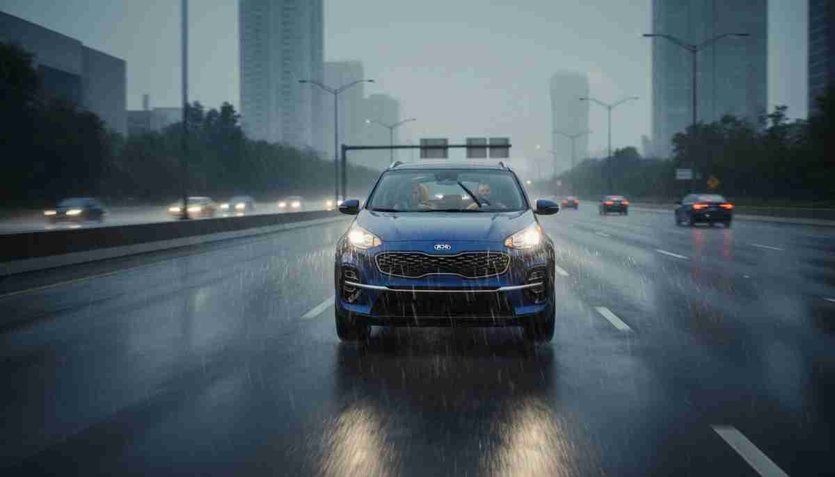 The Falken ZIEX CT60A A/S has limited wet weather capability — extra caution is advised in heavy rain.