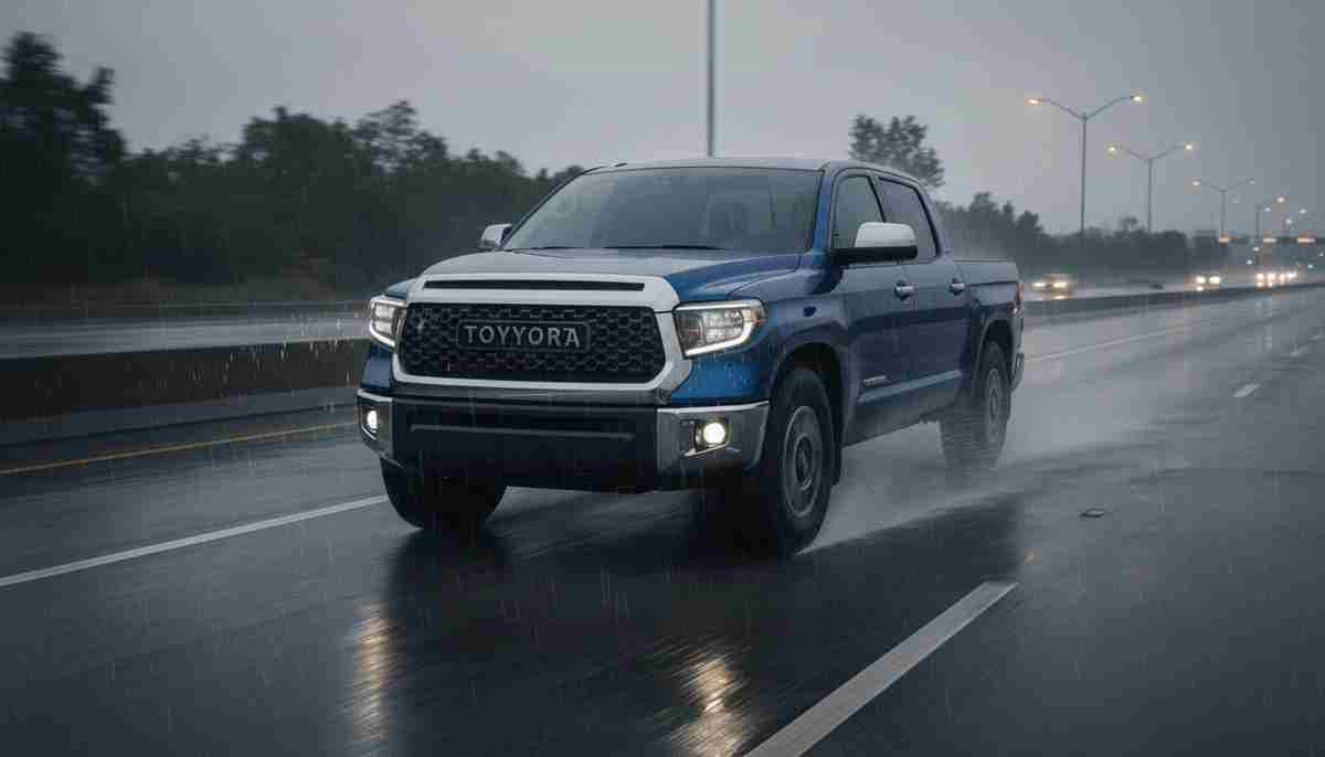 The Firestone Transforce HT has limited wet weather capability — extra caution is advised in heavy rain.