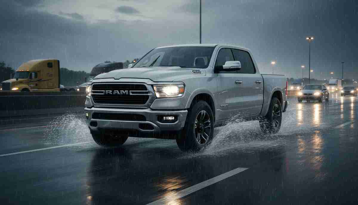 With very good wet weather performance, the Goodyear Wrangler Steadfast HT provides confident grip on rain-soaked roads.