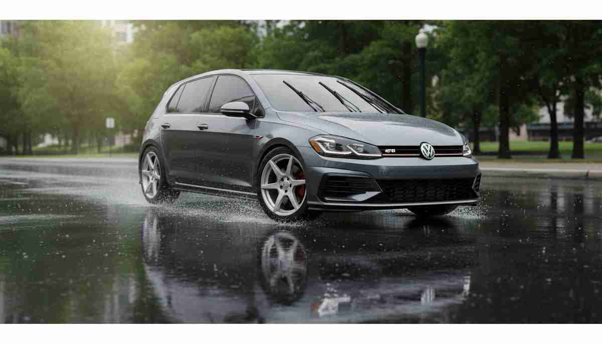 The Bridgestone Potenza RE050A provides good wet weather performance, handling rainy conditions adequately.