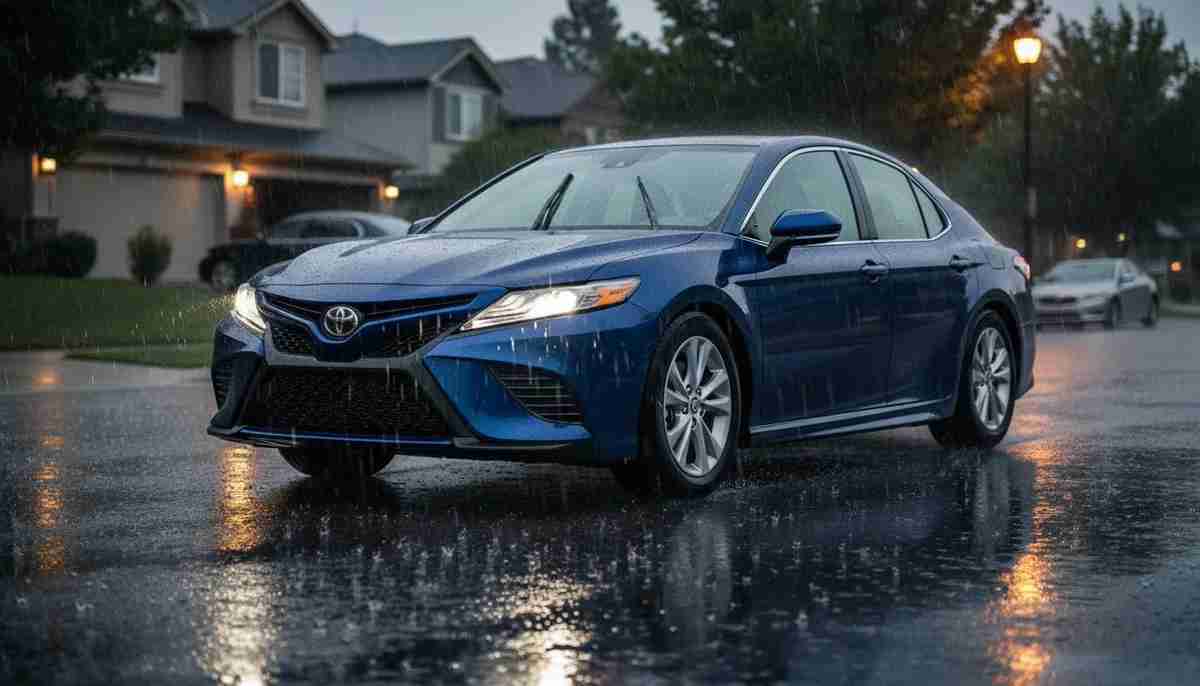 The Bridgestone Potenza RE97AS RFT provides good wet weather performance, handling rainy conditions adequately.