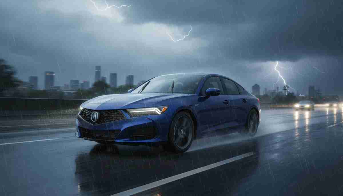 With very good wet weather performance, the Goodyear Eagle Sport All-Season RunOnFlat provides confident grip on rain-soaked roads.