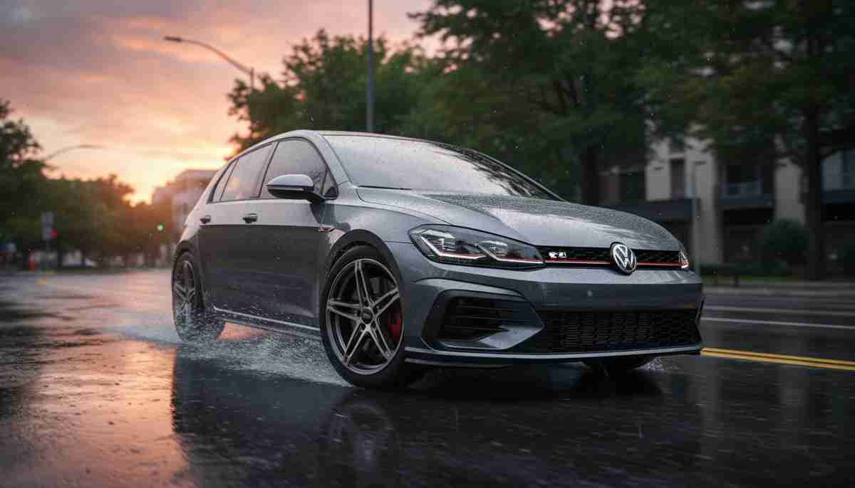 The Pirelli P Zero Rosso provides good wet weather performance, handling rainy conditions adequately.