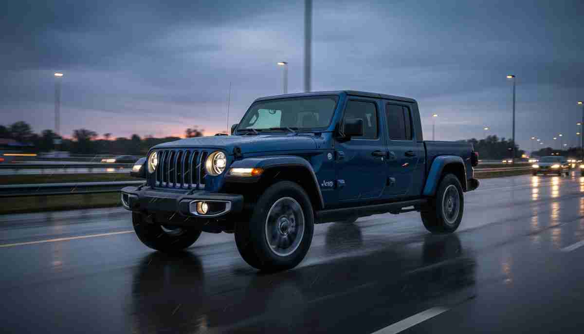 The Pirelli Scorpion Zero provides good wet weather performance, handling rainy conditions adequately.