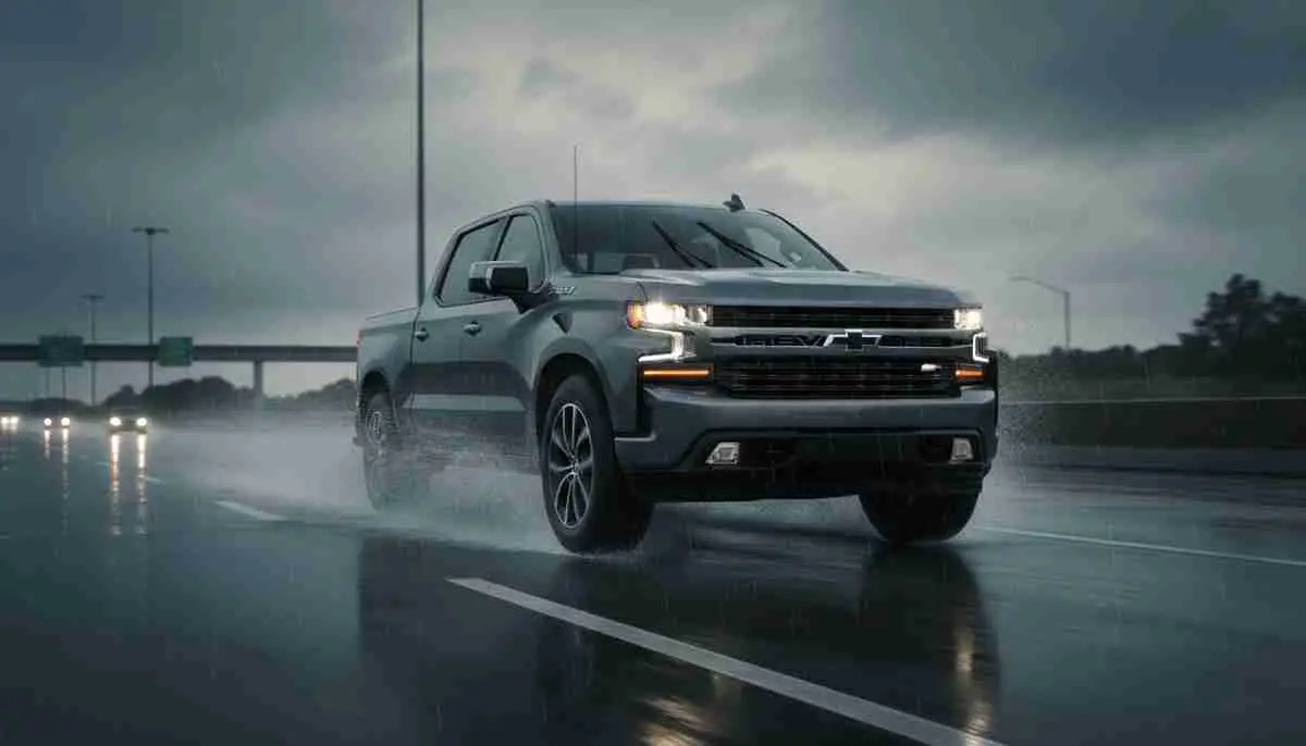 The Yokohama Geolandar G91HV has limited wet weather capability — extra caution is advised in heavy rain.