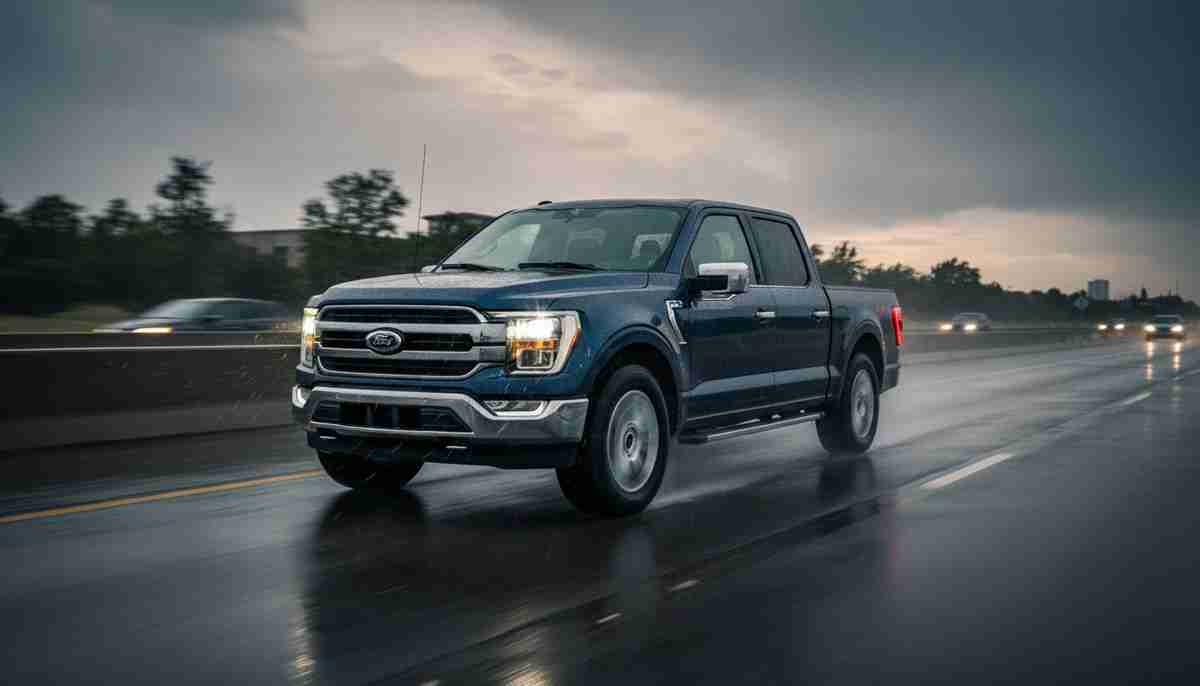 The Bridgestone Dueler H/T D687 has limited wet weather capability — extra caution is advised in heavy rain.